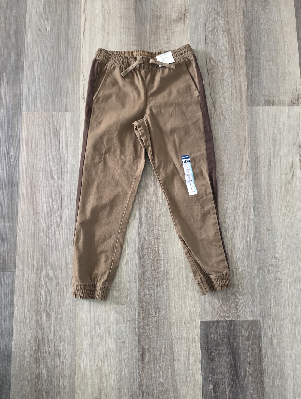 Arizona Kids Brown Elastic-Waist Corduroy Pants S8